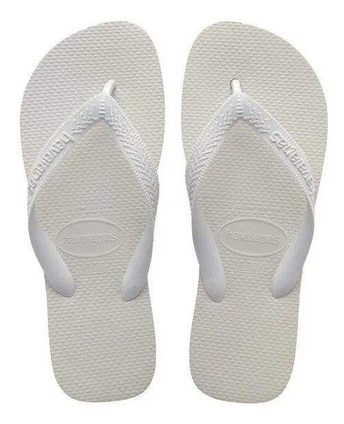 Chinelo Unissex Top Havaianas Liso Branco