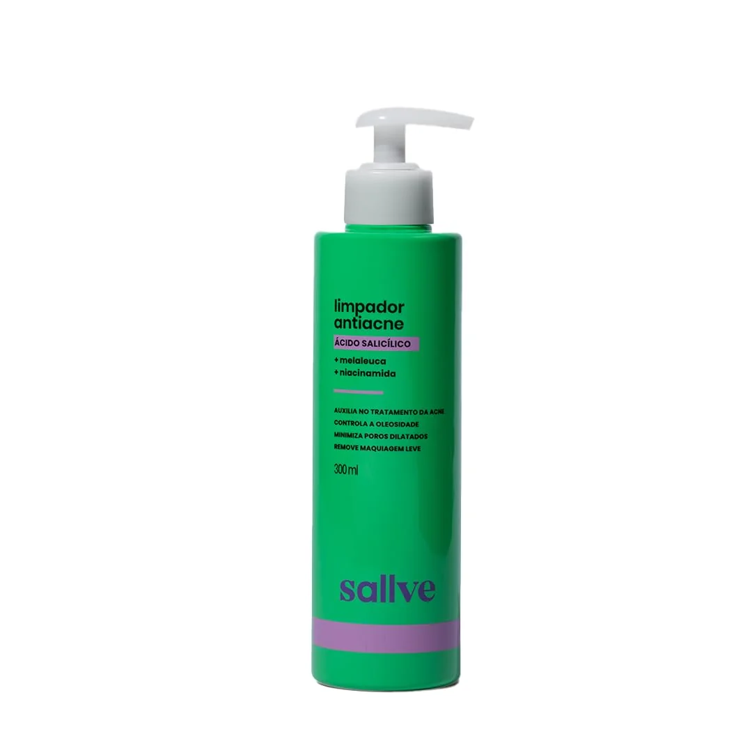 Limpador Facial Antiacne Sallve 300ml
