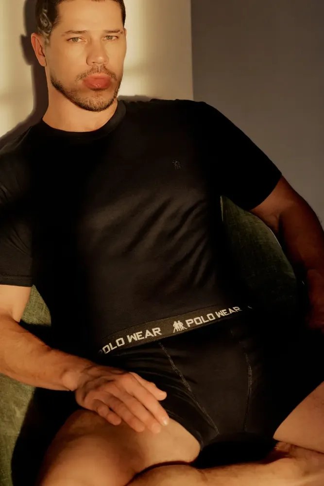 Kit 4 Camisetas Masculinas Polo Wear Sortido Sortido G Liso