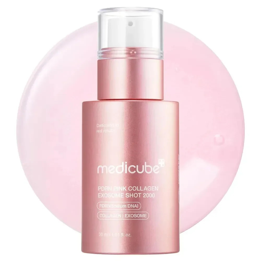 Medicube Pdrn Pink Exosome Shot Serum 2000 30ml Para Revitalizacao Facial