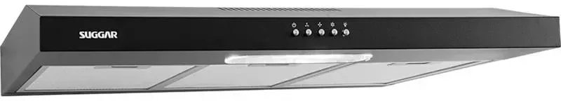 Depurador De Ar Suggar Slim DPS181PT 80cm Cor Preto
