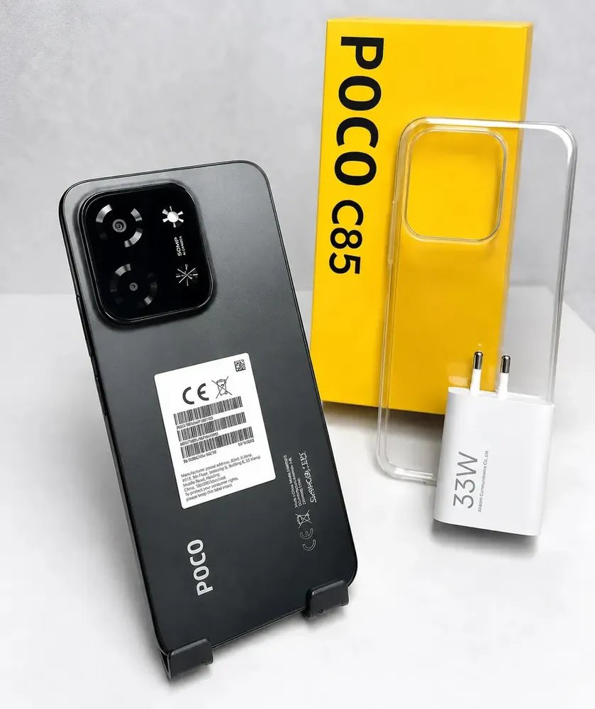 Xiaomi Poco C85 Preto 256GB 8GB RAM Dual SIM Black