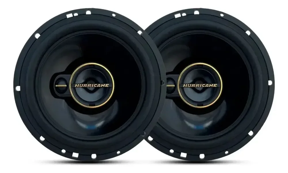 Par De Alto Falante Hurricane Triaxial Aurum A6t 6 Pol 120w RMS 240w max