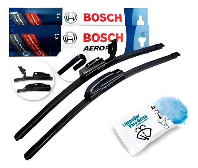 Palhetas Limpador Parabrisa Bosch Aerofit Silicone Original