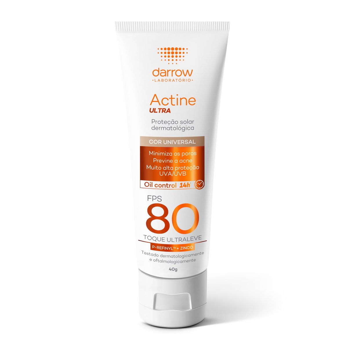 Darrow Actine - Protetor Solar Ultra Fps80 - Cor Universal Cor: Branco
