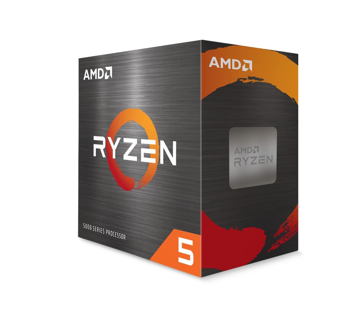 Processador AMD Ryzen 5 5500 100100000457BOX, Cerâmica Cinza