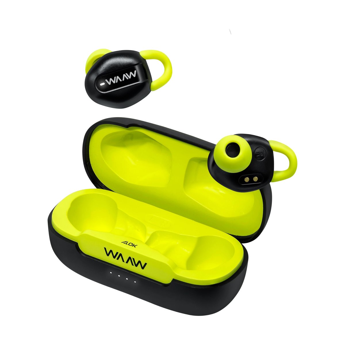 WAAW by ALOK Fone de Ouvido SPORT MOVE 200 Bluetooth, Resistente à Água e Suor, Até 30h de Autonomia