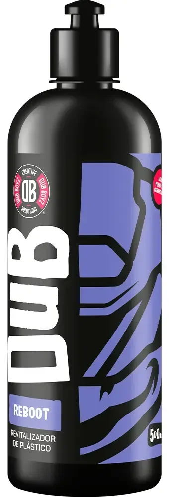 Renovador Plástico Dub Boyz 500ml Abrilhantador Sio2 Canela Preto