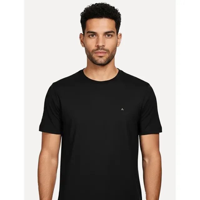 Camiseta Aramis Crewneck Basic Lisa Preta