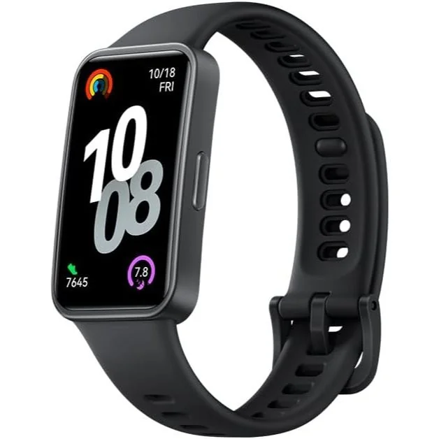 Smartband Huawei Band 10 Preto, Compatível com iOS e Android e bateria com duração de até 14 dias.