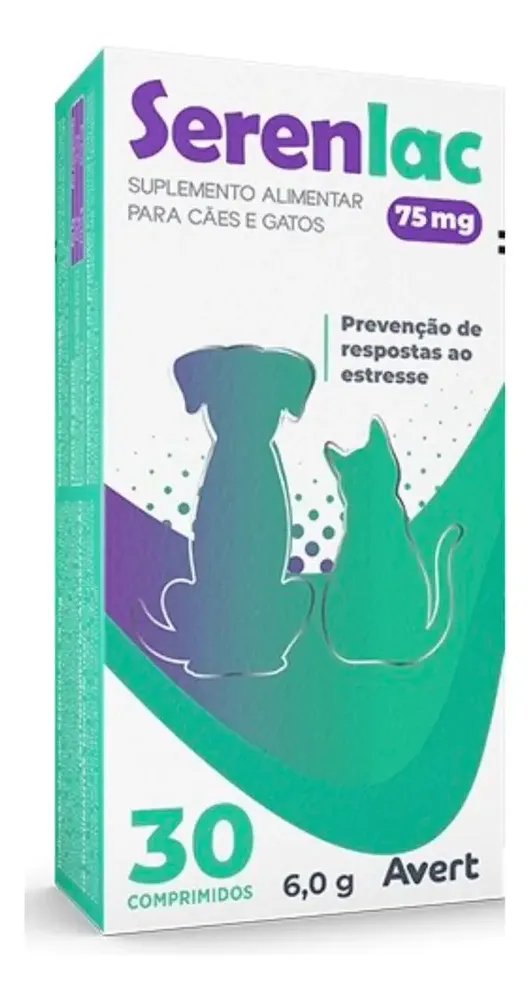 Serenlac 75mg C/30 Comprimidos Suplemento Ansiolítico Avert