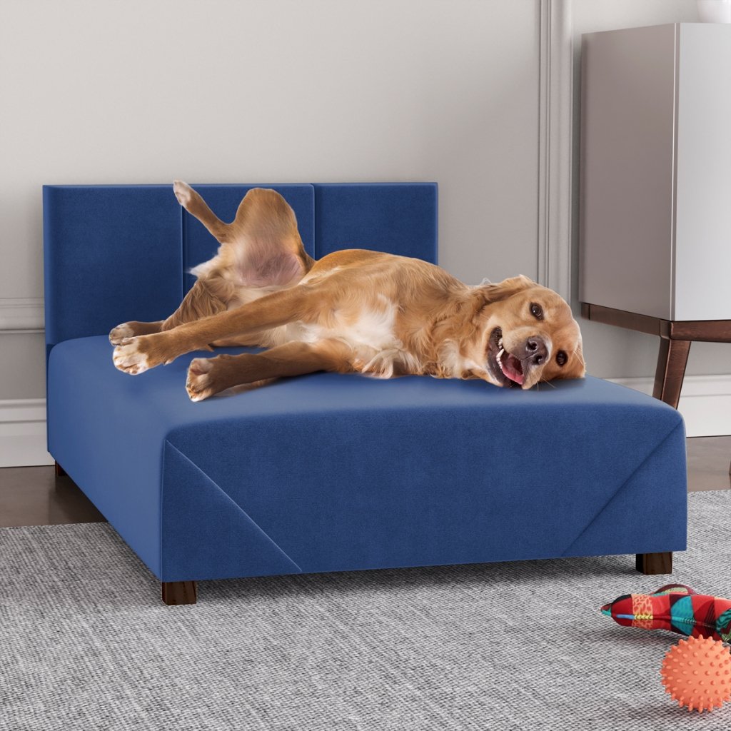 Cama para Cachorro ou Gato Caminha Box Pet em Suede 60cm/80cm