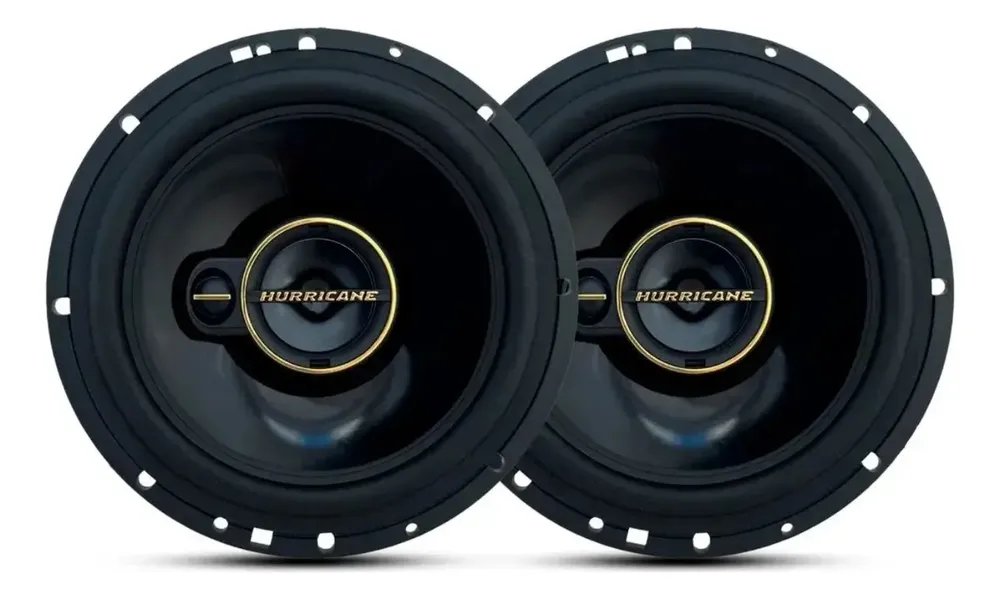 Par De Alto Falante Hurricane Triaxial Aurum A6t 6 Pol 120w RMS 240w max