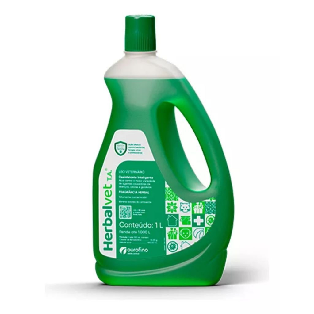 Desinfetante Herbal Vet Bactericida Concentrado 1L Herbalvet