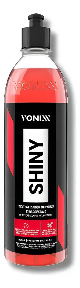 Shiny Revitalizador Pneu Pretinho Longa Duração Vonixx 500ml