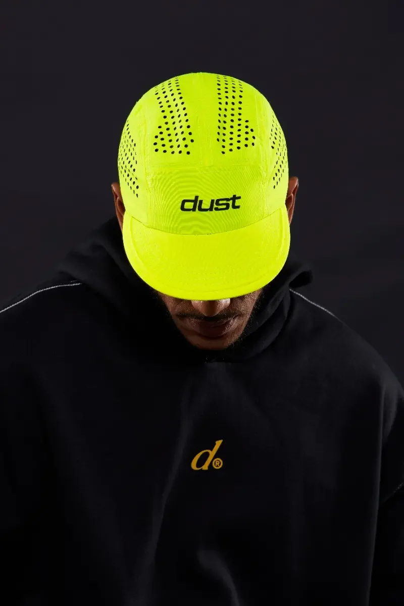 Boné Five Panel Performance Airtech Fluor Esportivo Dust Amarelo Un Lisa