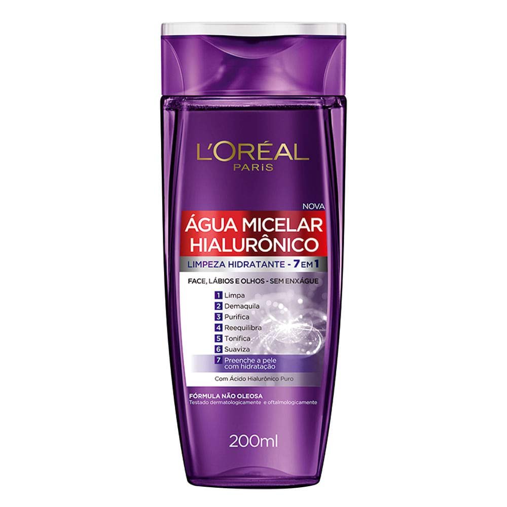 L'Oréal Paris Hialurônico - Água Micelar 200Ml