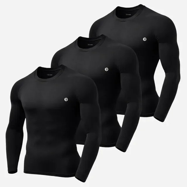 Kit 3 Camisetas Masculinas Térmica Segunda Pele Proteção Uv