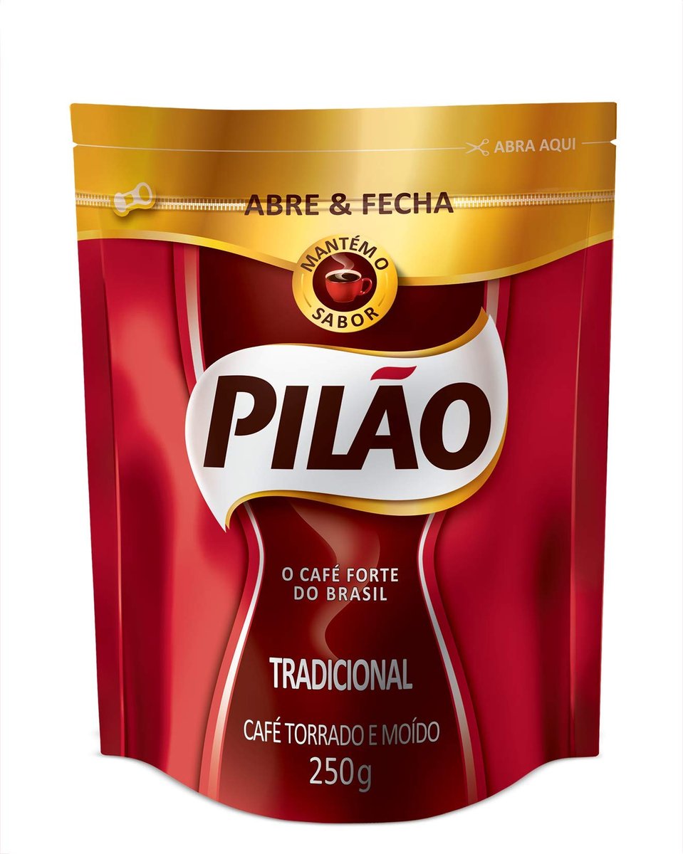 Café Pilão Torrado e Moído -Tradicional Sachê 250g