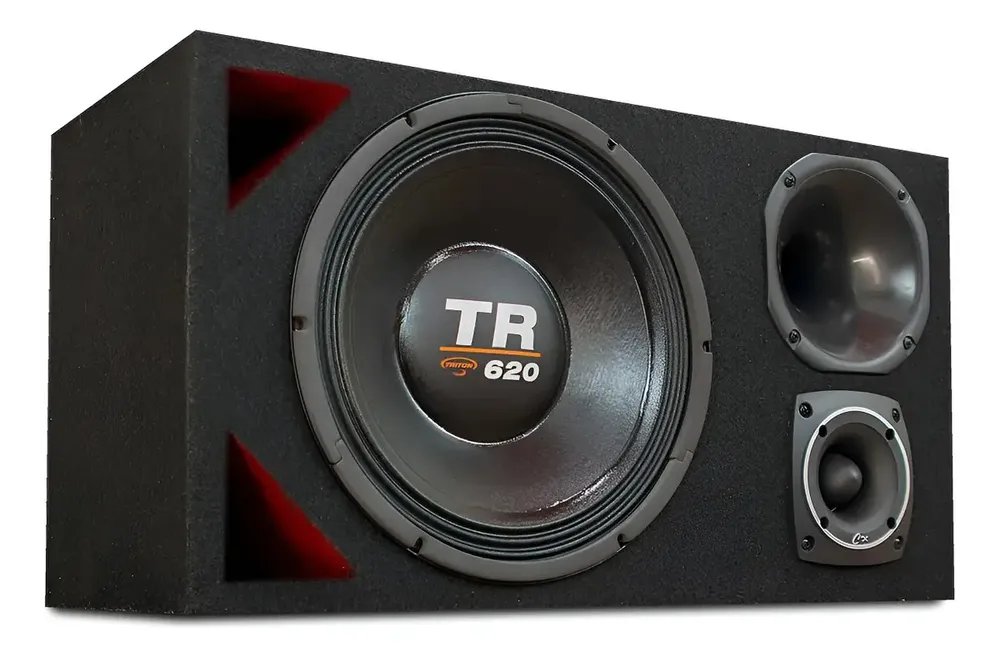 Caixa Trio Automotivo Completa Alto Falante Triton Tr 620