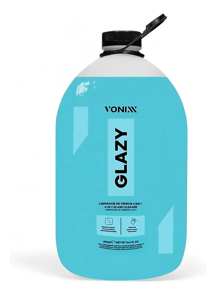 Glazy 5l Limpa Vidros 4 Em 1 Redutor Atrito Risco Vonixx