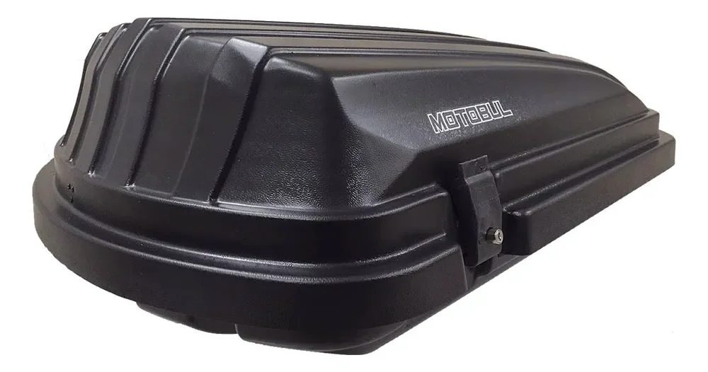 Bagageiro De Teto Maleiro Com Chave Motobul 300 Litros Preto Preto