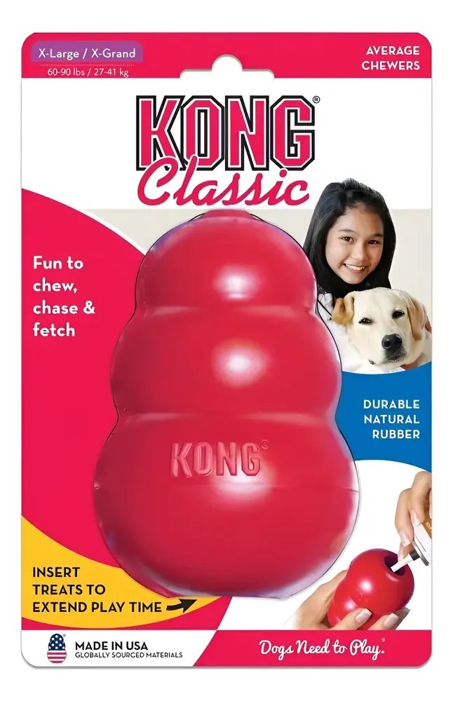 Brinquedo Kong Classic Tamanho Gg (x-large) Vermelho