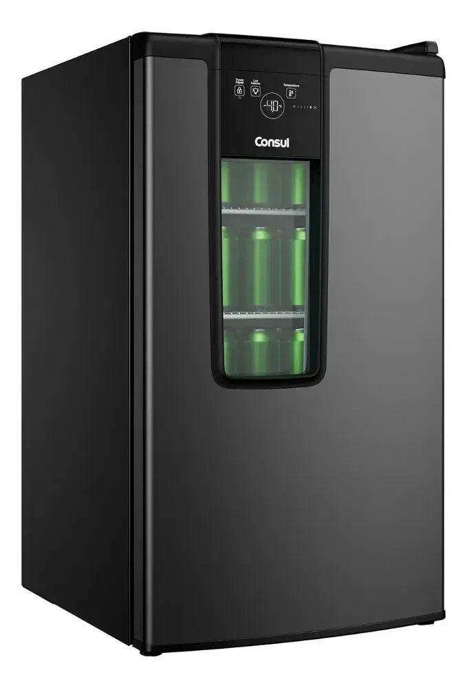 Cervejeira Titanium Czd12mt 83l Cinza Escuro Consul 220v