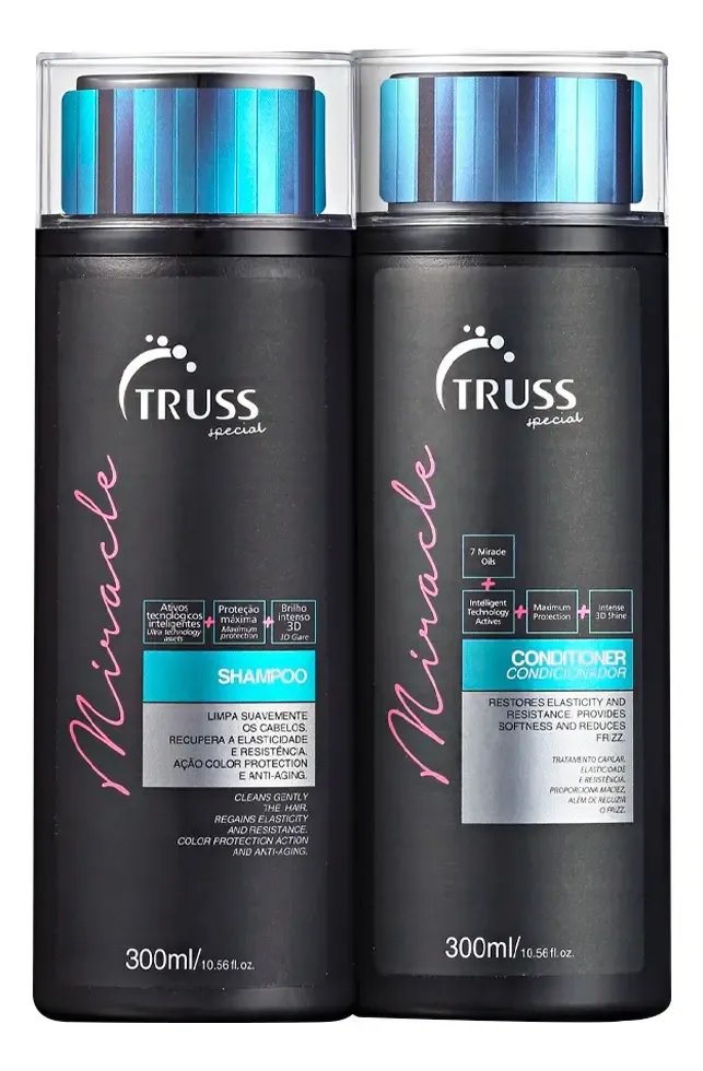 Kit Truss Miracle (Shampoo 300ml + Condicionador 300ml)