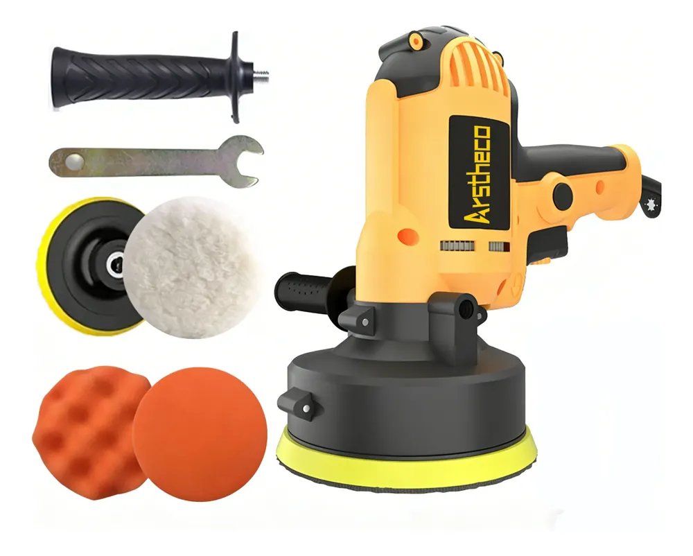 Politriz Lixadeira Multifunções Automotiva 110v/220v 700w Amarelo 220v