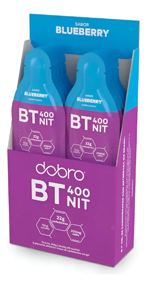 BT 400 Nitrato Gel 10un de 30g Sabor Blueberry - Dobro