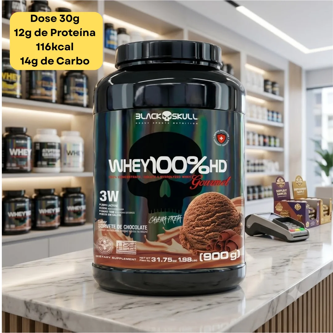 WHEY 100% HD GOURMET CHOCOLATE 900G