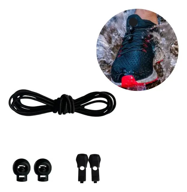 Cadarço Elástico Para Tênis Corrida/triathlon/trekking Run