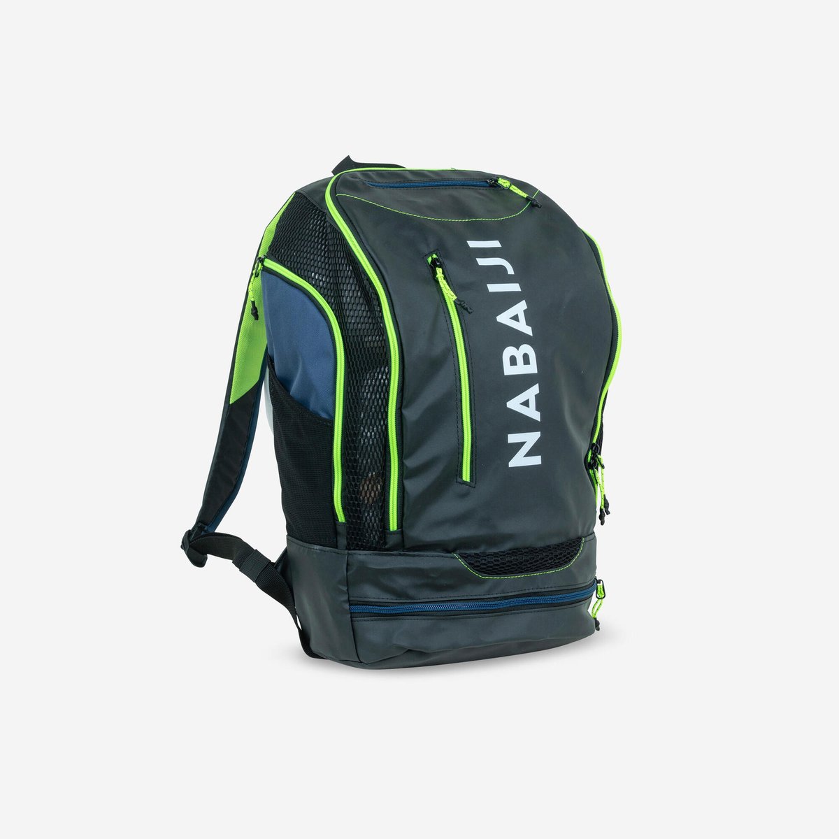 Mochila de Natação 27l Nabaiji Preto e Verde