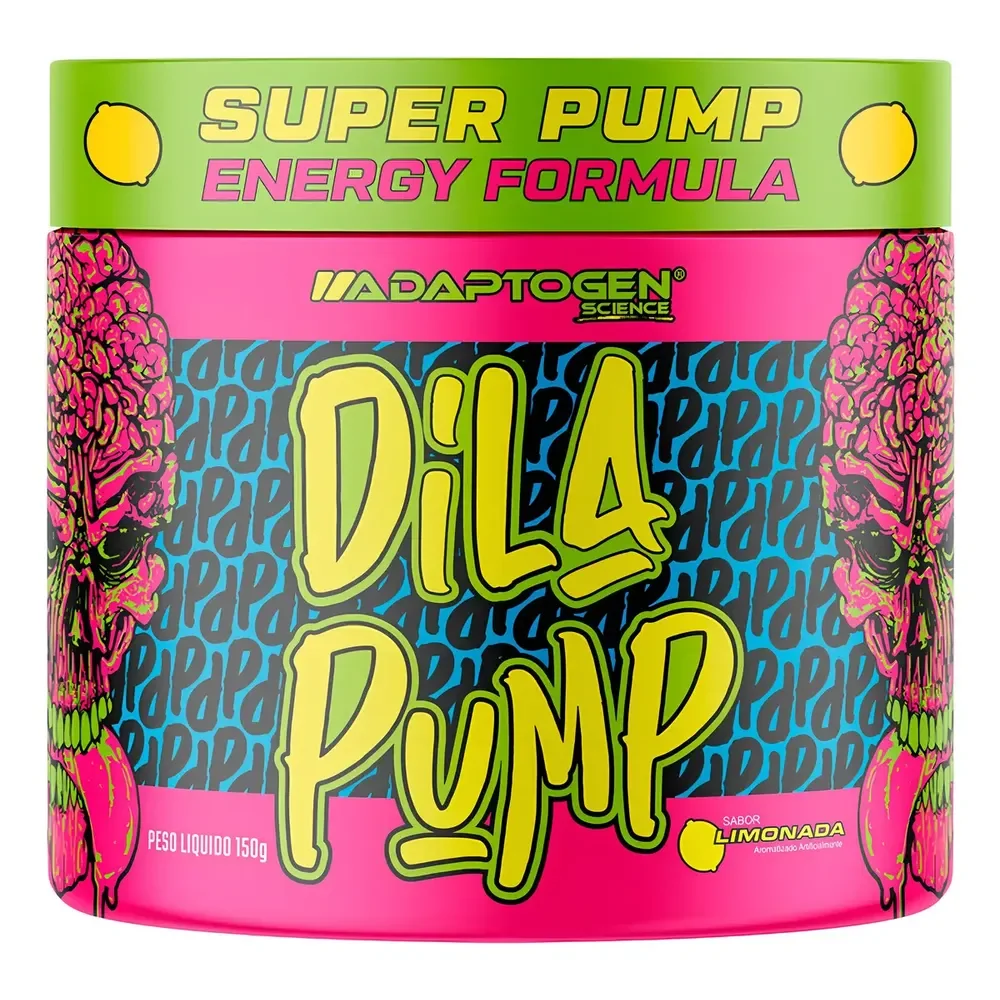 Adaptogen Science Pré Treino Dila Pump Pó Limonada