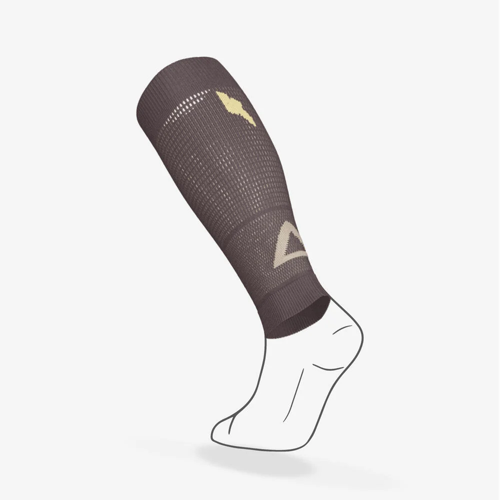 Canelito Adulto de Corrida Compressão Legsleeve 500 Kiprun  Marrom