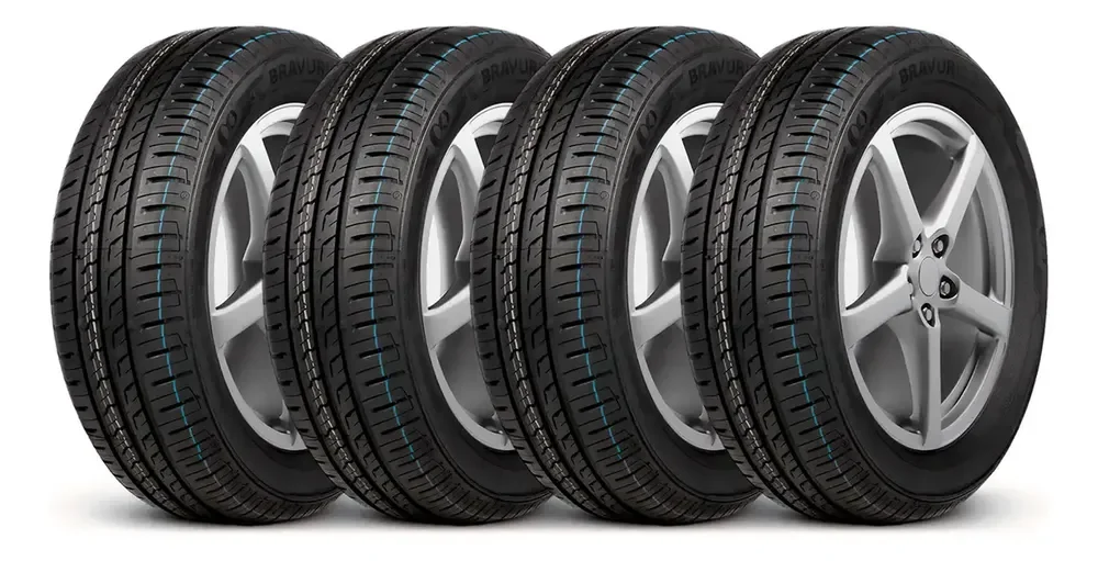 Kit 4 Pneus 185/70R14 Barum Bravuris 5HM 88H By Continental Aro 14