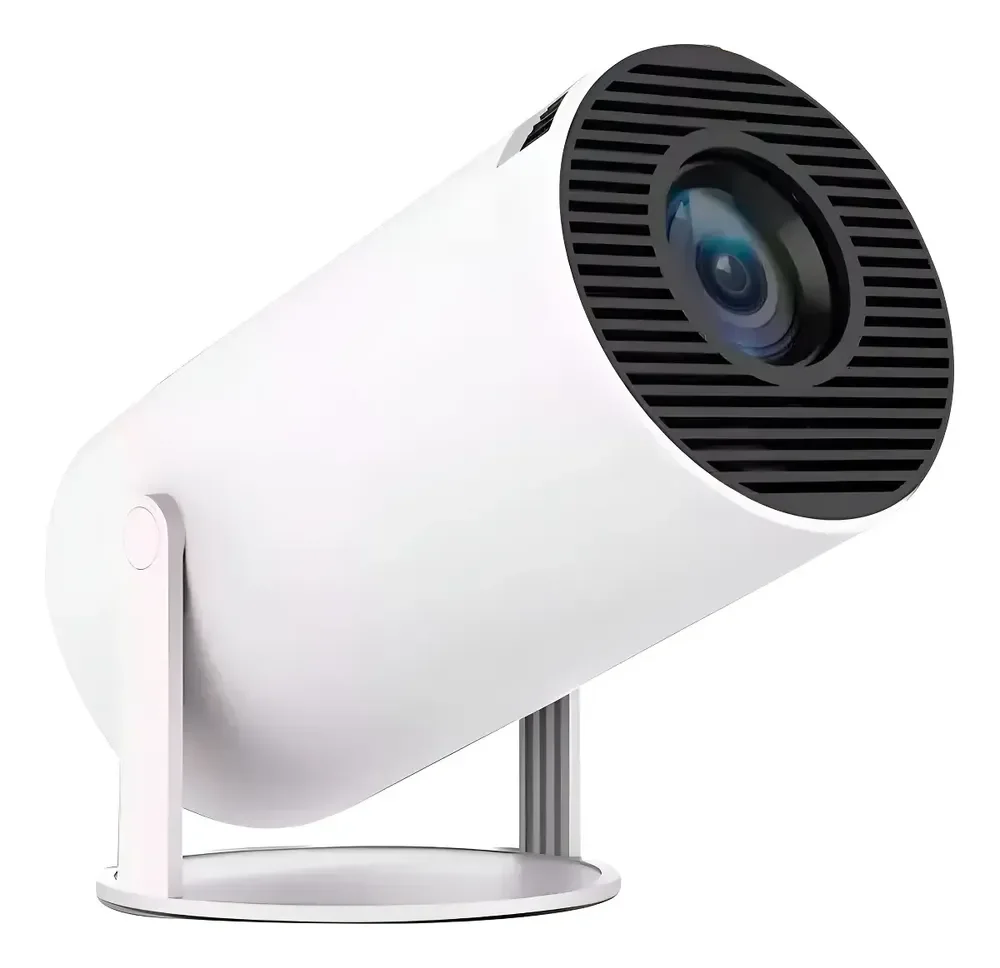 Projetor Hy300 Suporta 4k 1080p Wifi 6 Android 11 Portátil. Cor Branco