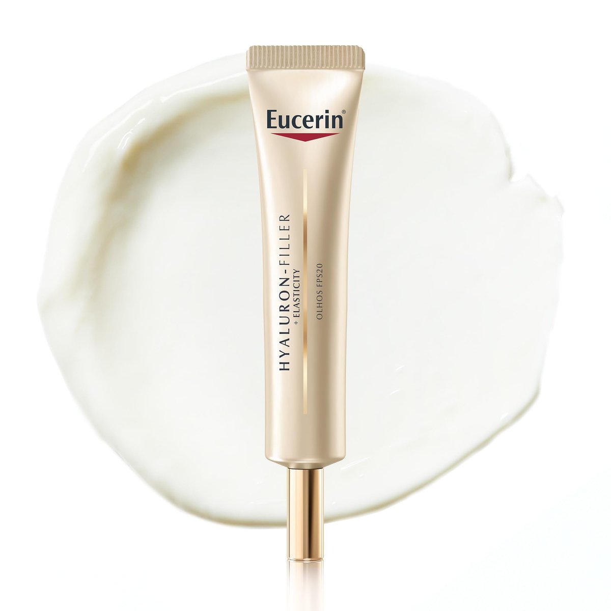 EUCERIN Creme de Olhos Anti-idade Firmador FPS 20 15ml, Elasticity, Hyaluron-Filler, Ácido Hialurônico, Antirrugas