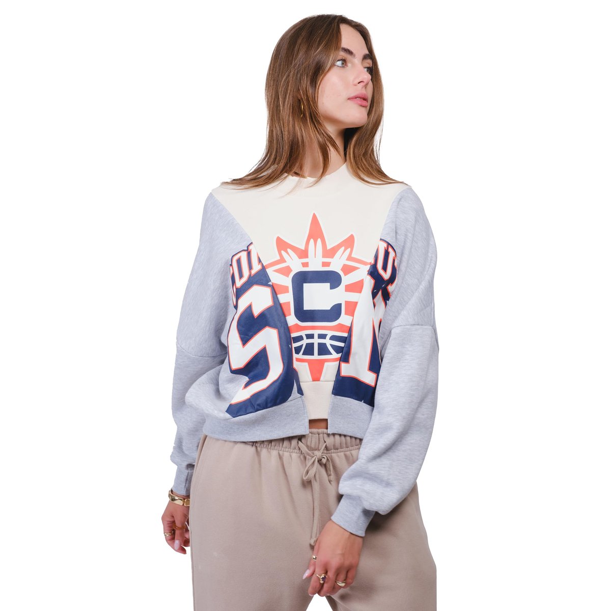 Blusa de moletom Wnba Official Womens Super Soft Showtime Crew Sweatshirt Ultra GameFeminino