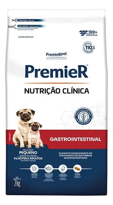 Premier Clínica Cães Gastrointestinal Pequeno Porte 2 Kg