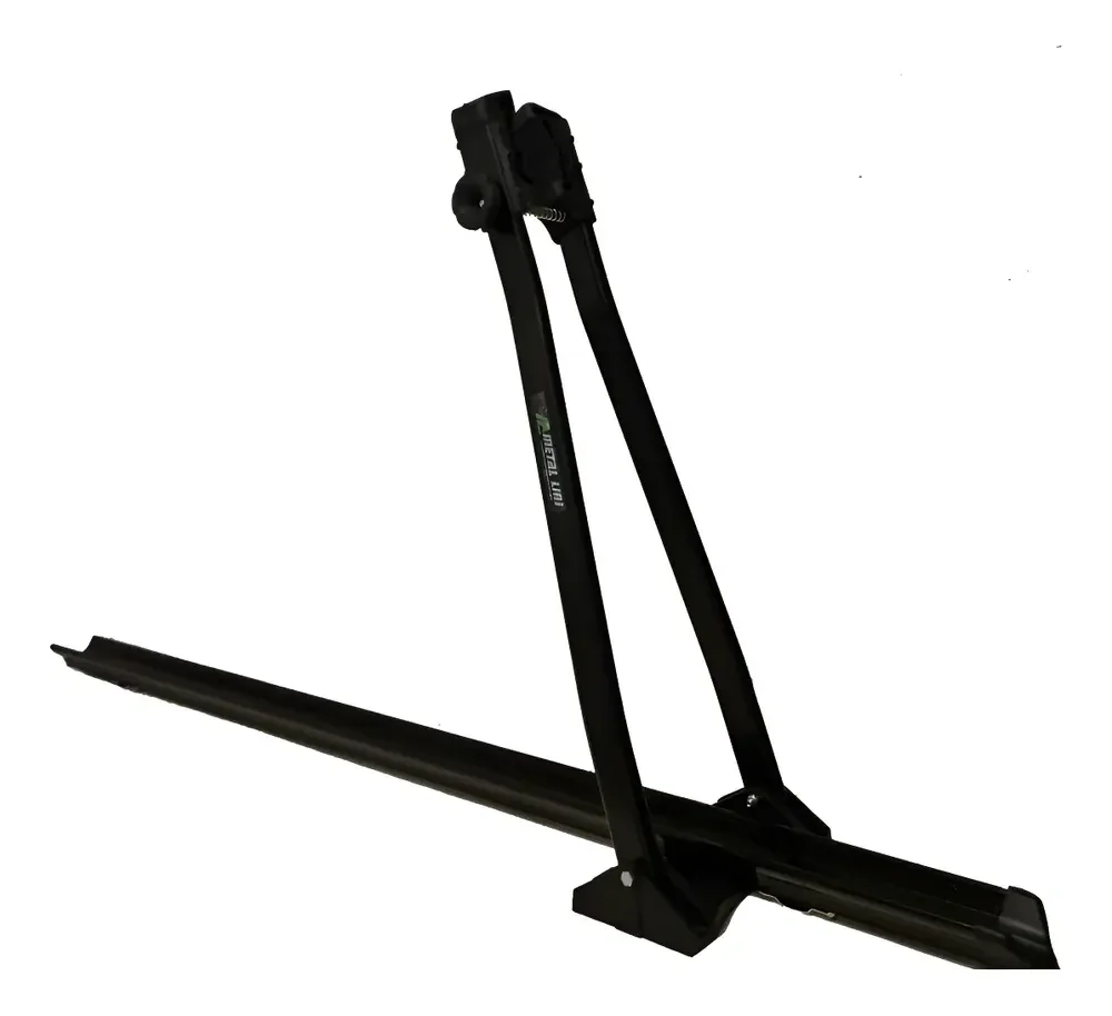 Transbike Metallini Calha Alumínio Para 1 Bike Teto Preto