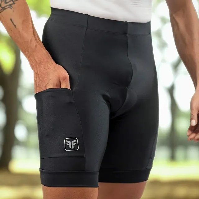 Bermuda Ciclismo Free Force Basic 3 Bolsos Masculina