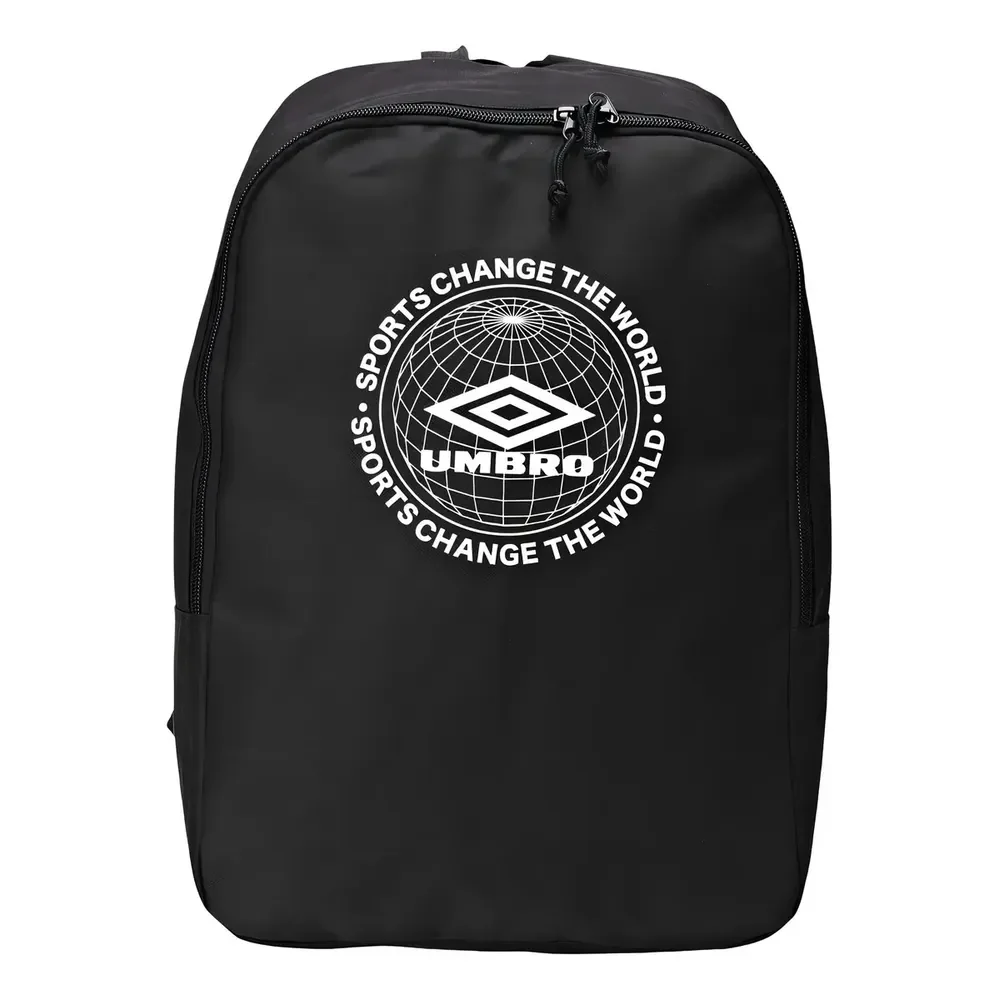 Mochila Masculina Umbro Change The World Preto Executiva Desenho Do Tecido Lisa