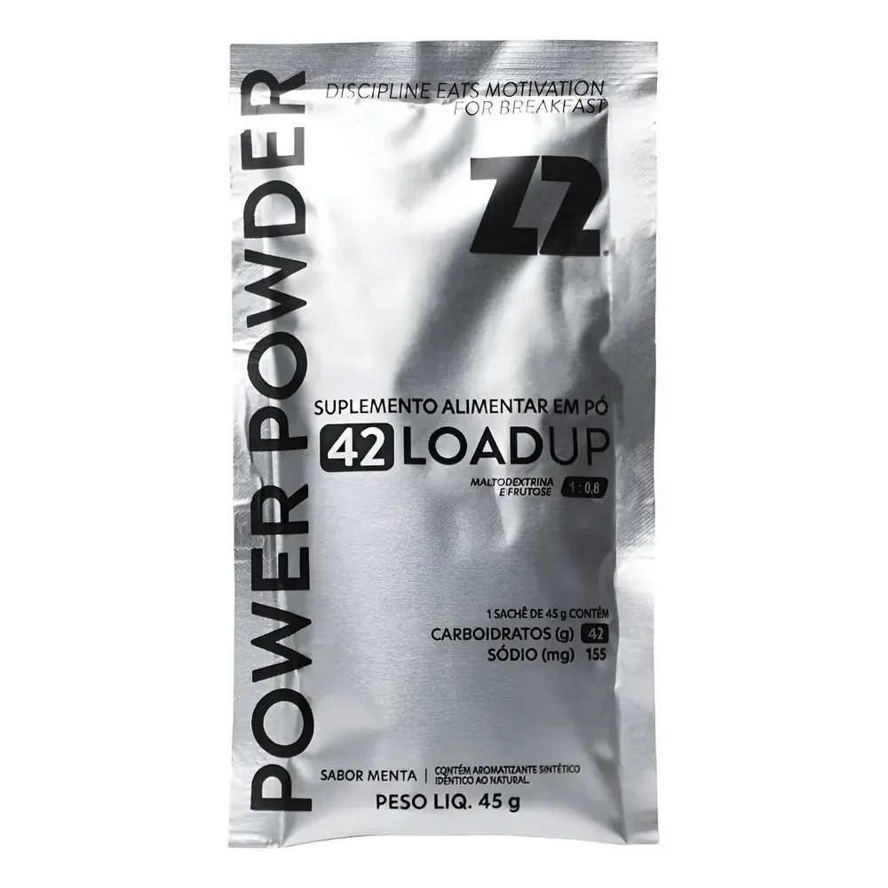 Intra-treino Power Powder Z2 Loadup Original Box 10 Sachês Menta