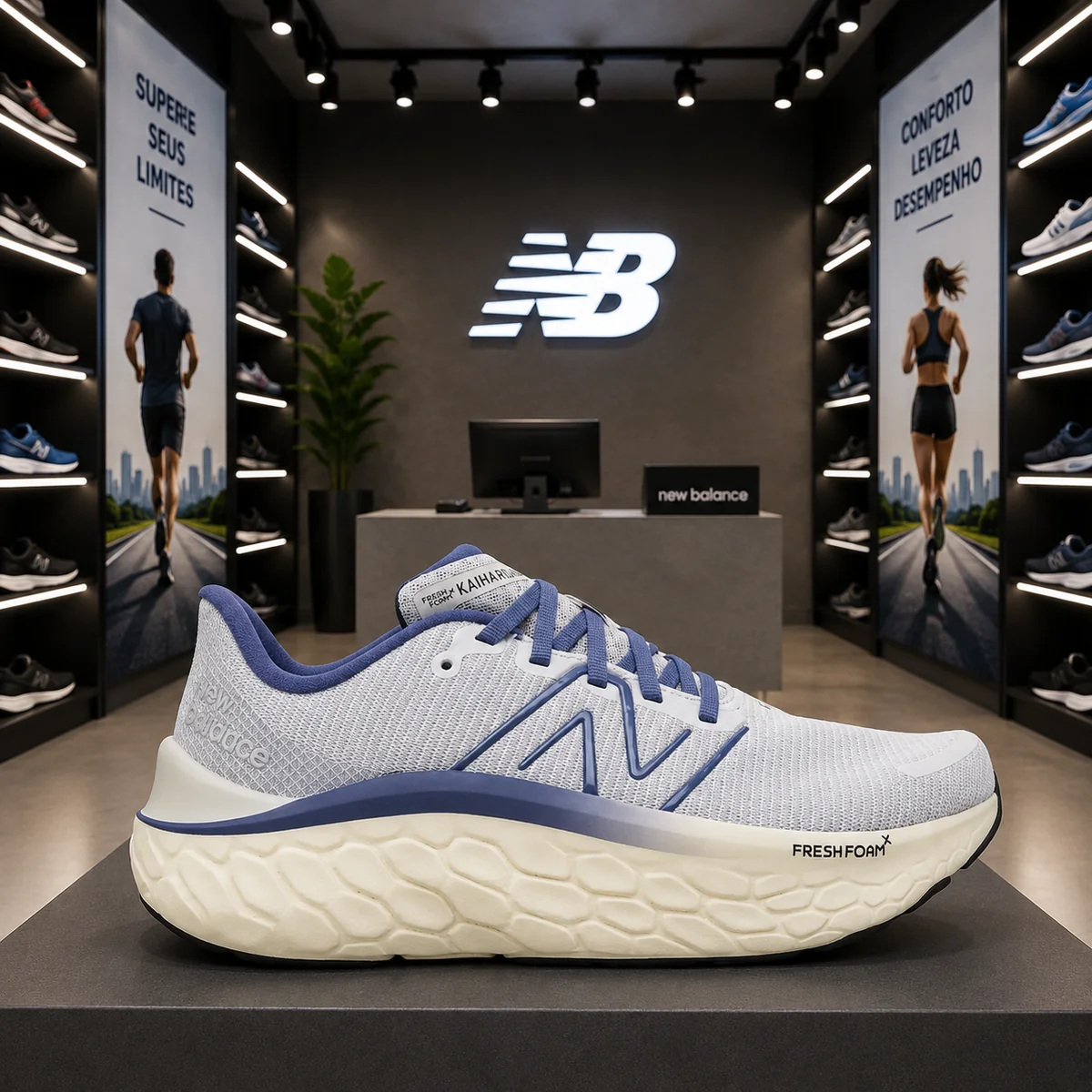 Tenis New Balance Fresh Foam X Kaiha Road - 34, 35 e 39
