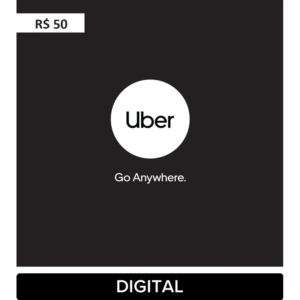 Uber Gift Card R$50 (digital)