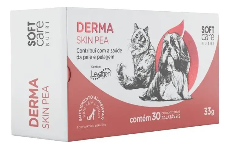 Suplemento Pet Derma Skin Soft Care Nutri 30 Comprimidos