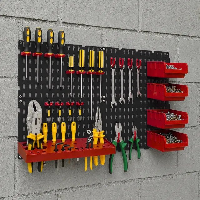 Painel Organizador 59x35 Gaveteiro Suporte Porta Alicate