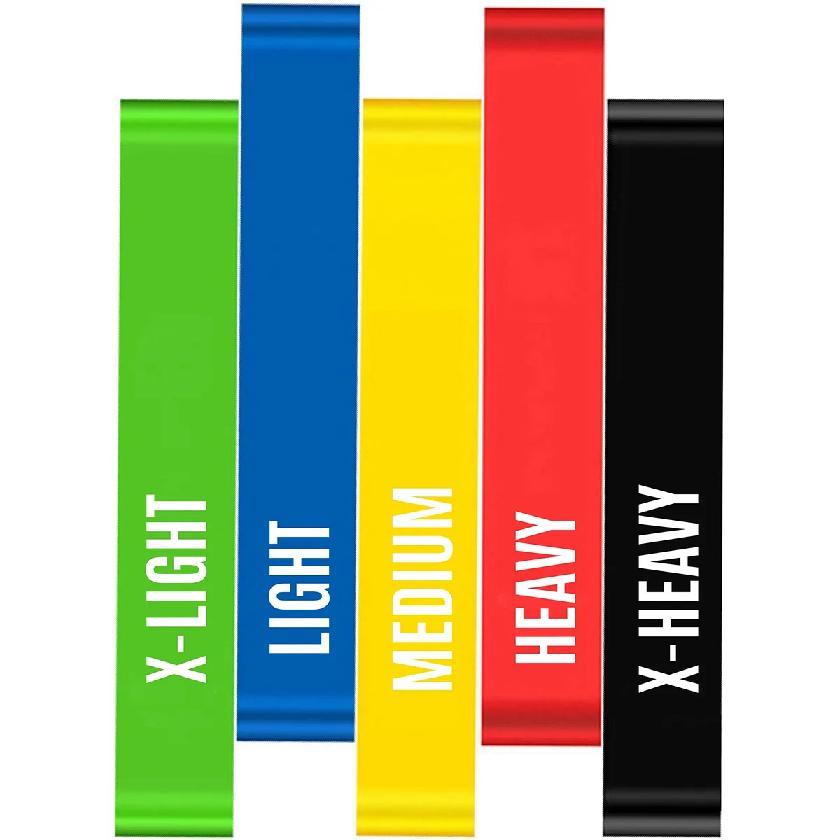 Kit 5 Faixas Elásticas 